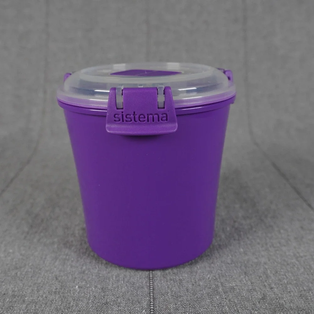 Sistema Microwave Mug Cup Purple 22.18oz Reheating Container Made In New Zealand